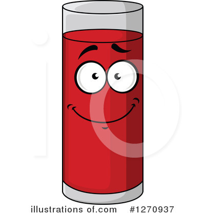 Royalty-Free (RF) Tomato Juice Clipart Illustration by Vector Tradition SM - Stock Sample #1270937