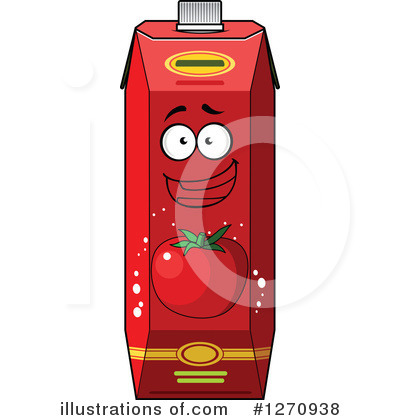 Royalty-Free (RF) Tomato Juice Clipart Illustration by Vector Tradition SM - Stock Sample #1270938