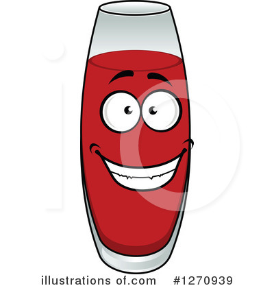 Royalty-Free (RF) Tomato Juice Clipart Illustration by Vector Tradition SM - Stock Sample #1270939