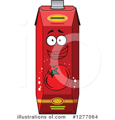 Tomato Juice Clipart #1277064 by Vector Tradition SM