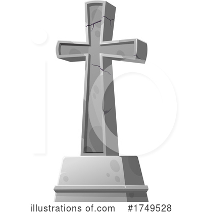 Royalty-Free (RF) Tombstone Clipart Illustration by Vector Tradition SM - Stock Sample #1749528