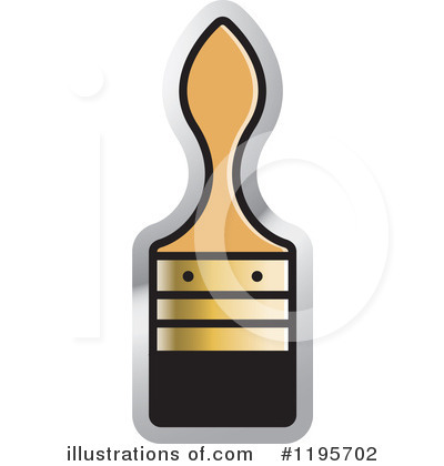Paintbrush Clipart #1195702 by Lal Perera