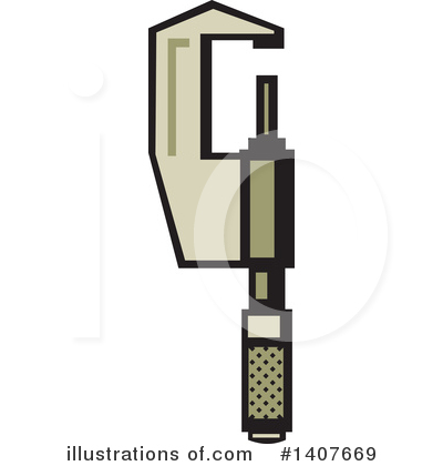 Royalty-Free (RF) Tool Clipart Illustration by patrimonio - Stock Sample #1407669