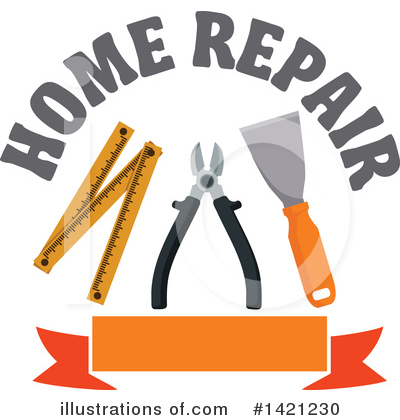 Home Improvement Clipart #1421230 by Vector Tradition SM