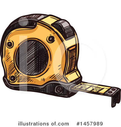 Tape Measure Clipart #1457989 by Vector Tradition SM