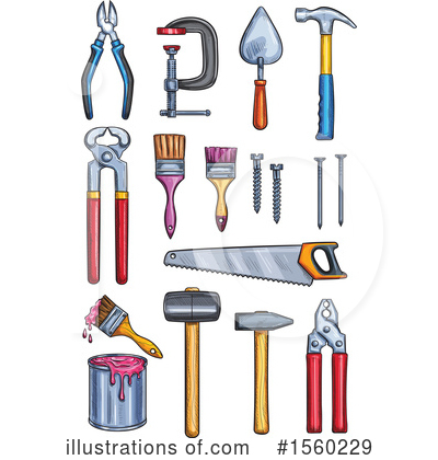 Royalty-Free (RF) Tool Clipart Illustration by Vector Tradition SM - Stock Sample #1560229