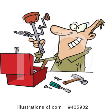 Royalty-Free (RF) Tool Clipart Illustration by toonaday - Stock Sample #435982