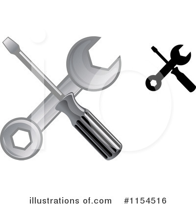 Royalty-Free (RF) Tools Clipart Illustration by Vector Tradition SM - Stock Sample #1154516