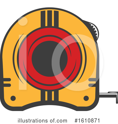 Measuring Tape Clipart #1610871 by Vector Tradition SM
