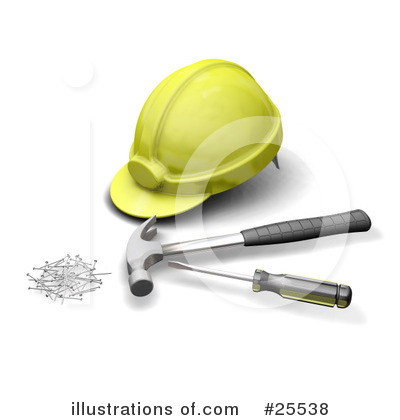 Royalty-Free (RF) Tools Clipart Illustration by KJ Pargeter - Stock Sample #25538