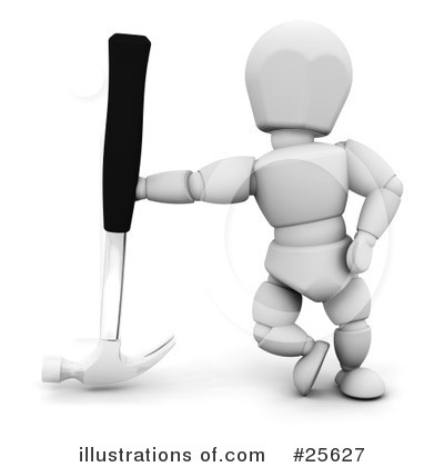 Royalty-Free (RF) Tools Clipart Illustration by KJ Pargeter - Stock Sample #25627