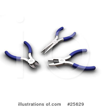 Royalty-Free (RF) Tools Clipart Illustration by KJ Pargeter - Stock Sample #25629