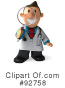 Toon Guy Doctor Clipart #92758 by Julos