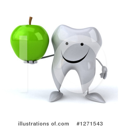 Royalty-Free (RF) Tooth Character Clipart Illustration by Julos - Stock Sample #1271543