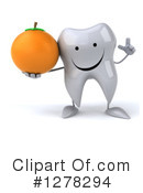Tooth Character Clipart #1278294 by Julos