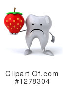 Tooth Character Clipart #1278304 by Julos