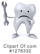 Tooth Character Clipart #1278332 by Julos