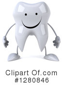 Tooth Character Clipart #1280846 by Julos