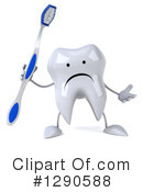 Tooth Character Clipart #1290588 by Julos