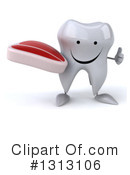 Tooth Character Clipart #1313106 by Julos