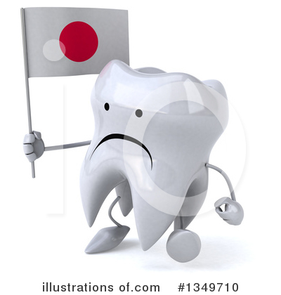 Tooth Character Clipart #1349710 by Julos