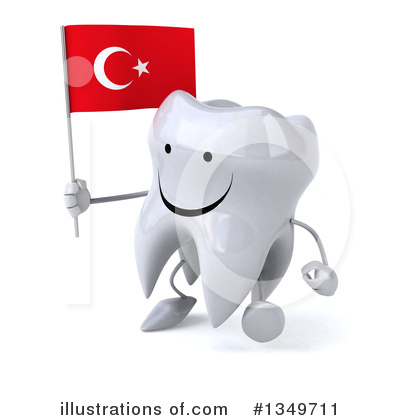 Dental Tooth Character Clipart #1349711 by Julos
