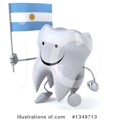 Dental Tooth Character Clipart #1349713 by Julos