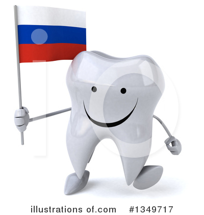 Dental Tooth Character Clipart #1349717 by Julos