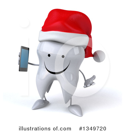 Christmas Tooth Clipart #1349720 by Julos