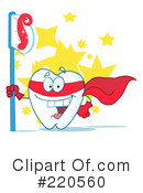 Tooth Character Clipart #220560 by Hit Toon