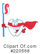 Tooth Character Clipart #220568 by Hit Toon