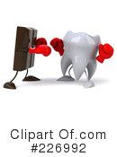 Tooth Character Clipart #226992 by Julos