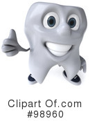 Tooth Character Clipart #98960 by Julos