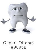 Tooth Character Clipart #98962 by Julos