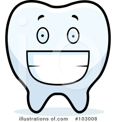 Royalty-Free (RF) Tooth Clipart Illustration by Cory Thoman - Stock Sample #103008