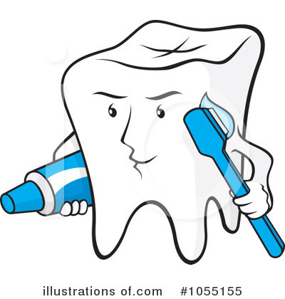 Royalty-Free (RF) Tooth Clipart Illustration by Any Vector - Stock Sample #1055155