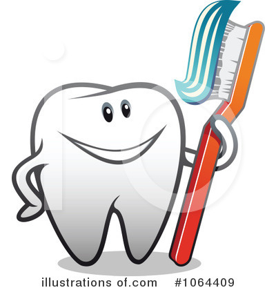 Royalty-Free (RF) Tooth Clipart Illustration by Vector Tradition SM - Stock Sample #1064409