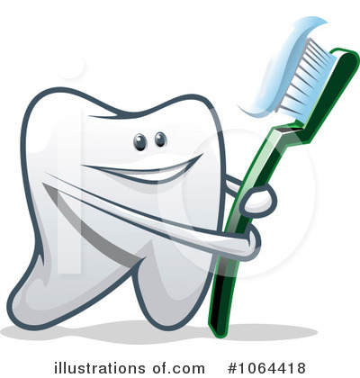 Royalty-Free (RF) Tooth Clipart Illustration by Vector Tradition SM - Stock Sample #1064418