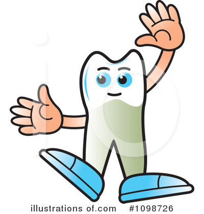 Royalty-Free (RF) Tooth Clipart Illustration by Lal Perera - Stock Sample #1098726