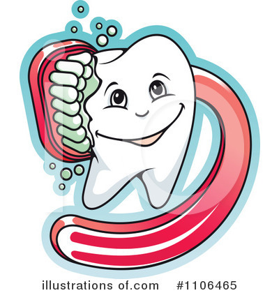 Royalty-Free (RF) Tooth Clipart Illustration by Vector Tradition SM - Stock Sample #1106465