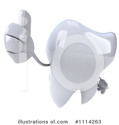 Dental Tooth Character Clipart #1114263 by Julos