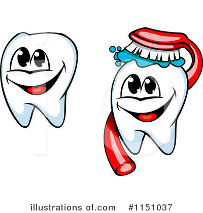 Royalty-Free (RF) Tooth Clipart Illustration by Vector Tradition SM - Stock Sample #1151037