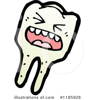 Royalty-Free (RF) Tooth Clipart Illustration by lineartestpilot - Stock Sample #1185926