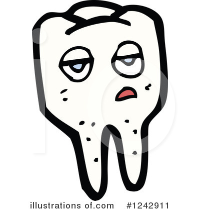 Royalty-Free (RF) Tooth Clipart Illustration by lineartestpilot - Stock Sample #1242911