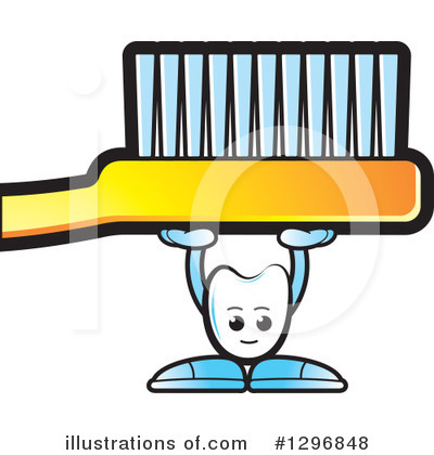 Toothbrush Clipart #1296848 by Lal Perera