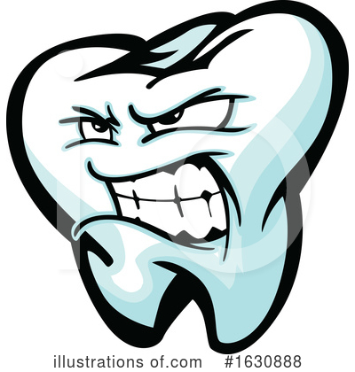 Tooth Clipart #1630888 by Chromaco