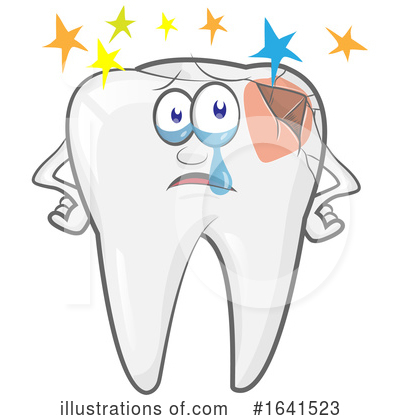 Royalty-Free (RF) Tooth Clipart Illustration by Domenico Condello - Stock Sample #1641523