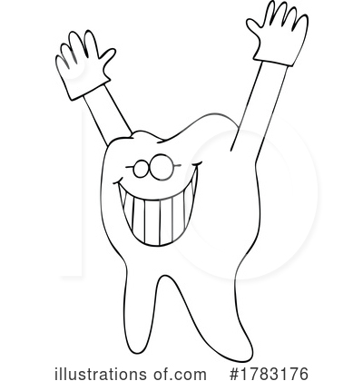 Royalty-Free (RF) Tooth Clipart Illustration by djart - Stock Sample #1783176