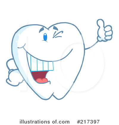 Royalty-Free (RF) Tooth Clipart Illustration by Hit Toon - Stock Sample #217397
