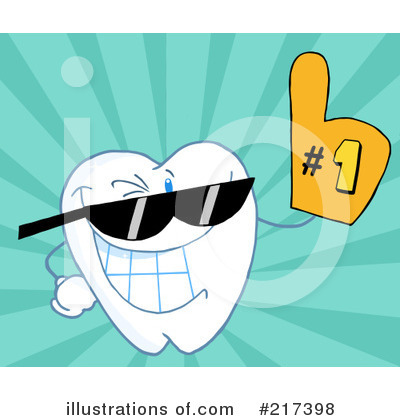 Royalty-Free (RF) Tooth Clipart Illustration by Hit Toon - Stock Sample #217398